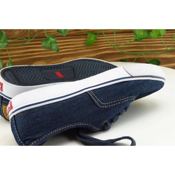 Levi's Youth Boys Shoes Sz 1 M Blue Fabric Fashion‎ Sneakers - Picture 10 of 12